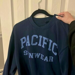 PacSun Pacific Sunwear Surplice Oversized Sweatshirt